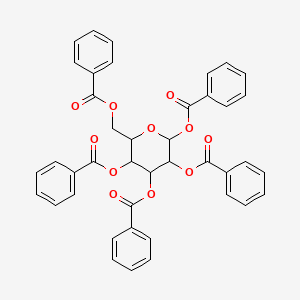 molecular formula C41H32O11 B1585313 alpha-D-Glucopyranose pentabenzoate CAS No. 22415-91-4
