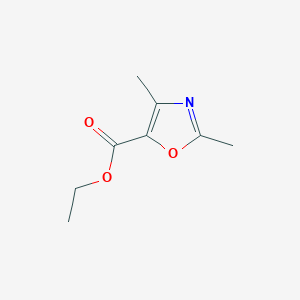 molecular formula C8H11NO3 B1585315 Ethyl 2,4-dimethyloxazole-5-carboxylate CAS No. 23012-30-8