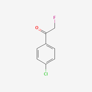 molecular formula C8H6ClFO B1585319 1-(4-氯苯基)-2-氟乙酮 CAS No. 329-78-2