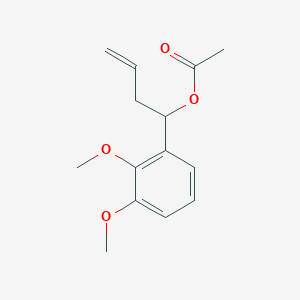 B1585324 1-(2,3-Dimethoxyphenyl)but-3-enyl acetate CAS No. 6282-24-2