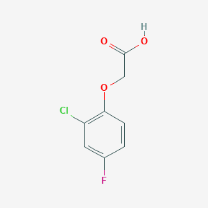 B1585328 (2-Chloro-4-fluorophenoxy)acetic acid CAS No. 399-41-7