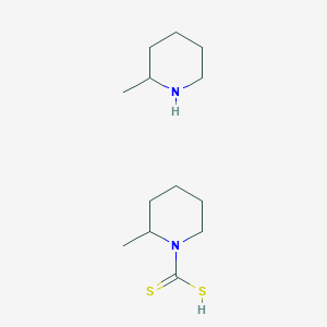 B1585331 Pipecolyldithiocarbamic Acid Pipecolinium Salt CAS No. 7256-21-5