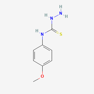 molecular formula C8H11N3OS B1585342 4-(4-甲氧苯基)-3-硫代氨基脲 CAS No. 40207-03-2
