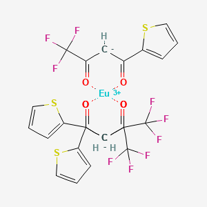 molecular formula C24H15EuF9O6S3 B1585350 Tris(4,4,4-trifluoro-1-(2-thienyl)-1,3-butanediono)europium (III) CAS No. 14054-87-6