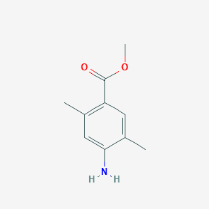 molecular formula C10H13NO2 B1585365 Methyl 4-amino-2,5-dimethylbenzoate CAS No. 21339-74-2