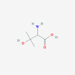 molecular formula C5H11NO3 B1585366 2-氨基-3-羟基-3-甲基丁酸 CAS No. 2280-28-6