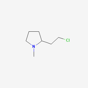 molecular formula C7H14ClN B1585370 2-(2-氯乙基)-1-甲基吡咯烷 CAS No. 54777-54-7