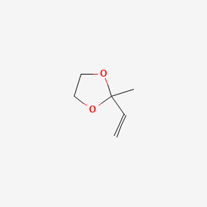 molecular formula C6H10O2 B1585371 1,3-Dioxolane, 2-ethenyl-2-methyl- CAS No. 26924-35-6