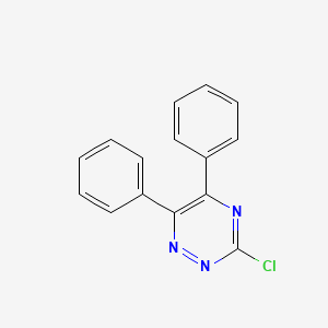 molecular formula C15H10ClN3 B1585372 3-氯-5,6-二苯基-1,2,4-三嗪 CAS No. 34177-11-2