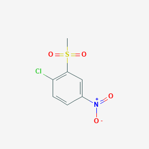 molecular formula C7H6ClNO4S B1585379 1-Chloro-2-(methylsulfonyl)-4-nitrobenzene CAS No. 21081-74-3
