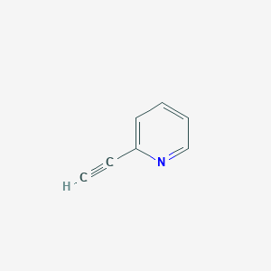 molecular formula C7H5N B158538 2-乙炔基吡啶 CAS No. 1945-84-2
