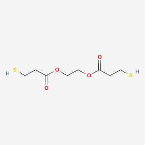 molecular formula C8H14O4S2 B1585385 双(3-巯基丙酸)乙烯酯 CAS No. 22504-50-3
