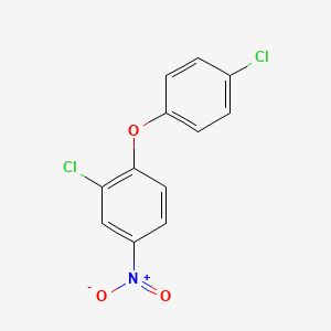 molecular formula C12H7Cl2NO3 B1585386 2-Chloro-1-(4-chlorophenoxy)-4-nitrobenzene CAS No. 22544-07-6