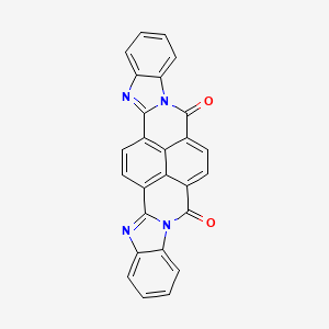 molecular formula C26H12N4O2 B1585388 Bisbenzimidazo[2,1-b:1',2'-j]benzo[lmn][3,8]phenanthroline-6,9-dione CAS No. 4216-02-8