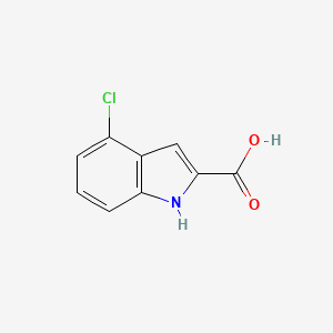 molecular formula C9H6ClNO2 B1585393 4-氯-1H-吲哚-2-羧酸 CAS No. 24621-73-6