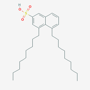molecular formula C28H44O3S B1585396 萘磺酸，二壬基- CAS No. 25322-17-2