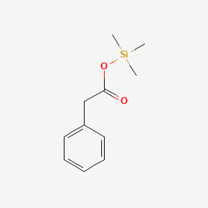 molecular formula C11H16O2Si B1585419 苯乙酰氧基三甲基硅烷 CAS No. 2078-18-4