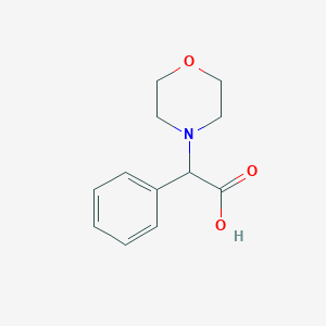 molecular formula C12H15NO3 B1585427 吗啉-4-基-苯基-乙酸 CAS No. 6342-19-4