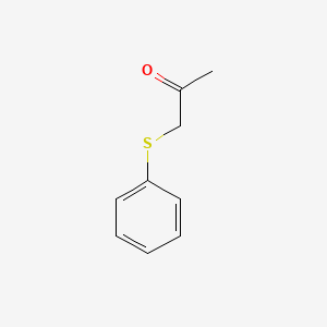 molecular formula C9H10OS B1585429 (苯硫基)丙酮 CAS No. 5042-53-5