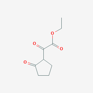 molecular formula C9H12O4 B1585433 2-氧代-2-(2-氧代环戊基)乙酸乙酯 CAS No. 39163-39-8