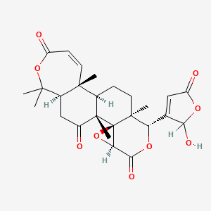 molecular formula C26H30O9 B1585434 Kihadanin A CAS No. 125276-62-2