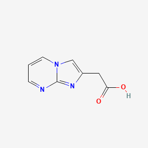 B1585445 2-(Imidazo[1,2-a]pyrimidin-2-yl)acetic acid CAS No. 57892-73-6