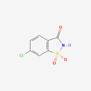 molecular formula C7H4ClNO3S B1585447 6-氯代糖精 CAS No. 46149-10-4