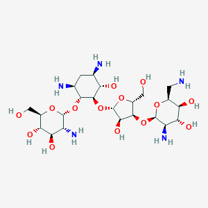 molecular formula C23H45N5O14 B158545 帕罗莫霉素 CAS No. 134235-09-9