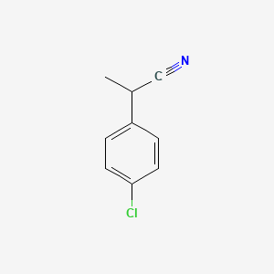 B1585455 2-(4-Chlorophenyl)propanenitrile CAS No. 2184-88-5