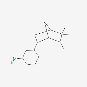 molecular formula C16H28O B1585458 3-(5,5,6-Trimethylbicyclo[2.2.1]hept-2-yl)cyclohexanol CAS No. 3407-42-9
