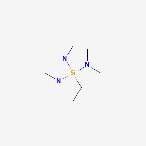 molecular formula C8H23N3Si B1585497 1-乙基-N,N,N',N',N'',N''-六甲基硅氮烷三胺 CAS No. 29489-57-4