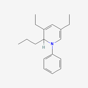 molecular formula C18H25N B1585509 3,5-二乙基-1-苯基-2-丙基-1,2-二氢吡啶 CAS No. 34562-31-7