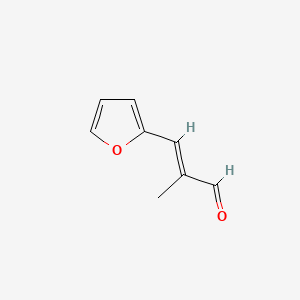 B1585514 2-Methyl-3-(2-furyl)propenal CAS No. 874-66-8