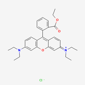 molecular formula C30H35ClN2O3 B1585518 Basic violet 11 CAS No. 2390-63-8