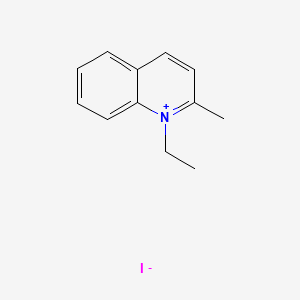molecular formula C12H14IN B1585537 1-乙基-2-甲基喹啉碘化物 CAS No. 606-55-3