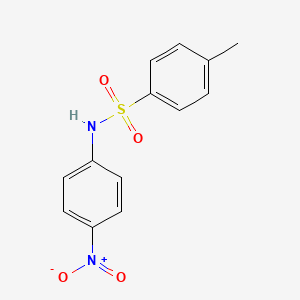 molecular formula C13H12N2O4S B1585540 4'-Nitro-p-toluenesulfonanilide CAS No. 734-25-8