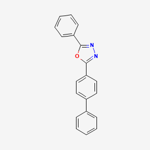 molecular formula C20H14N2O B1585544 2-(4-联苯基)-5-苯基-1,3,4-噁二唑 CAS No. 852-38-0