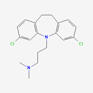 molecular formula C19H22Cl2N2 B1585569 3-(3,7-二氯-10,11-二氢-5h-二苯并[b,f]氮杂卓-5-基)-N,N-二甲基丙-1-胺 CAS No. 3589-22-8