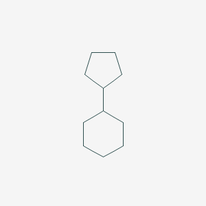 molecular formula C11H20 B158557 环戊基环己烷 CAS No. 1606-08-2