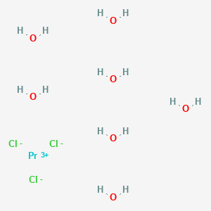 molecular formula Cl3H14O7Pr B158559 Praseodymium(III) chloride heptahydrate CAS No. 10025-90-8