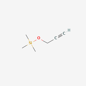 molecular formula C6H12OSi B1585590 Silane, trimethyl(2-propynyloxy)- CAS No. 5582-62-7