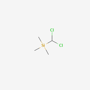 molecular formula C4H10Cl2Si B1585592 （二氯甲基）三甲基硅烷 CAS No. 5926-38-5