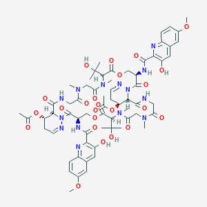 molecular formula C64H78N14O24 B015856 鲁佐肽 A CAS No. 75580-37-9