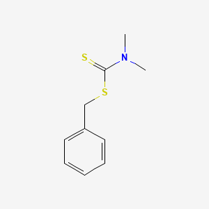 molecular formula C10H13NS2 B1585607 二甲基二硫代氨基甲酸苄酯 CAS No. 7250-18-2