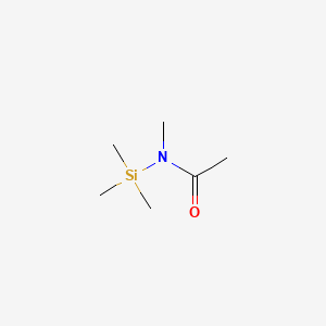 molecular formula C6H15NOSi B1585609 N-Methyl-N-(trimethylsilyl)acetamide CAS No. 7449-74-3