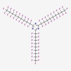 molecular formula C30F57N3 B1585615 2,4,6-三（壬氟壬基）-1,3,5-三嗪 CAS No. 57101-59-4