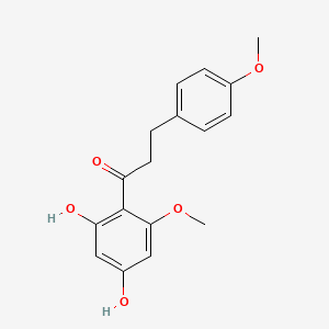 molecular formula C17H18O5 B1585616 2',4'-二羟基-4,6'-二甲氧基二氢查耳酮 CAS No. 75679-58-2