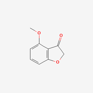 molecular formula C9H8O3 B1585617 4-甲氧基苯并呋喃-3(2H)-酮 CAS No. 7169-35-9
