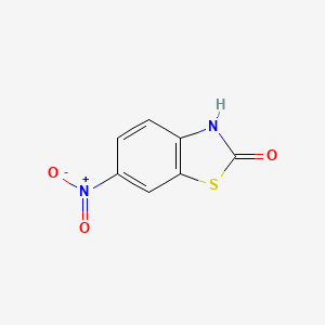 molecular formula C7H4N2O3S B1585618 6-硝基苯并[d]噻唑-2(3H)-酮 CAS No. 28620-12-4