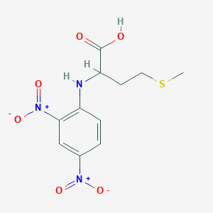 molecular formula C11H13N3O6S B158563 N-(2,4-二硝基苯基)-DL-蛋氨酸 CAS No. 1655-53-4